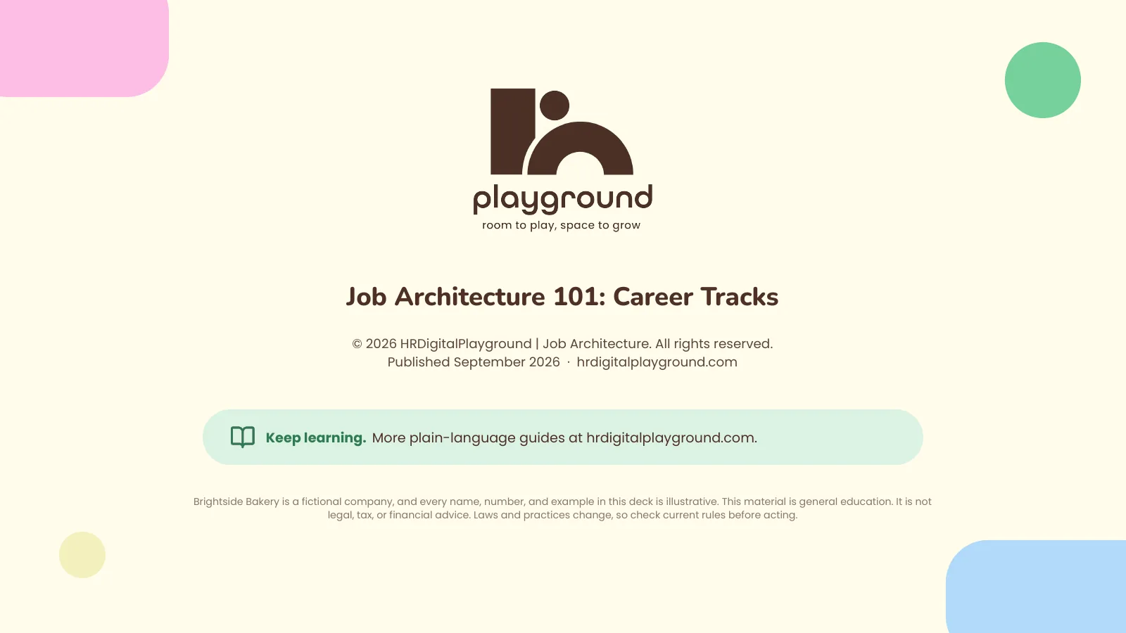 Copyright and Notices: page 13 of Career Tracks