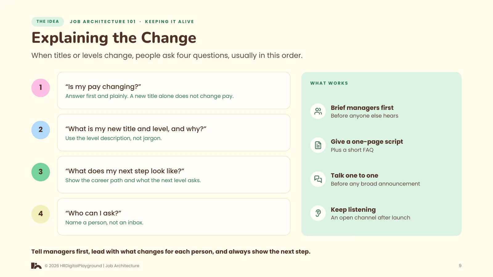 Explaining the Change: page 9 of Keeping It Alive