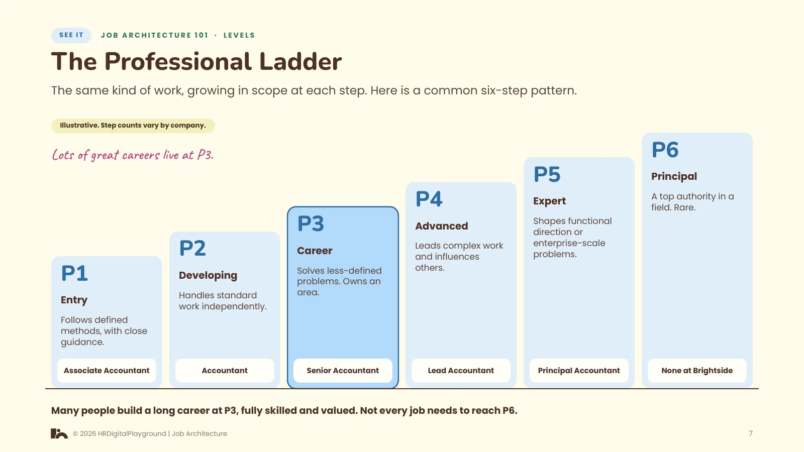 The Professional Ladder: page 7 of Levels